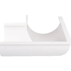 Plastmo udvendig gering nr. 12, 90° hvid