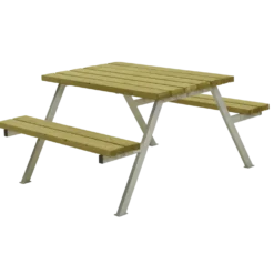 Plus Alpha bord- og bænkesæt trykimprægneret, 118 cm