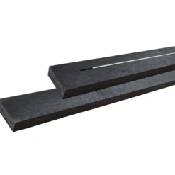 PLUS Alpha Junior Bord/Bænkesæt 118 cm RePlast Sort