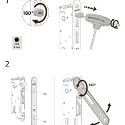 PLUS Artura komposit dobbeltlåge 213×135 cm m/stolper til nedstøbning