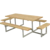 Plus Basic Bord/Bænkesæt m/2 påbygninger 260 cm ThermoWood®