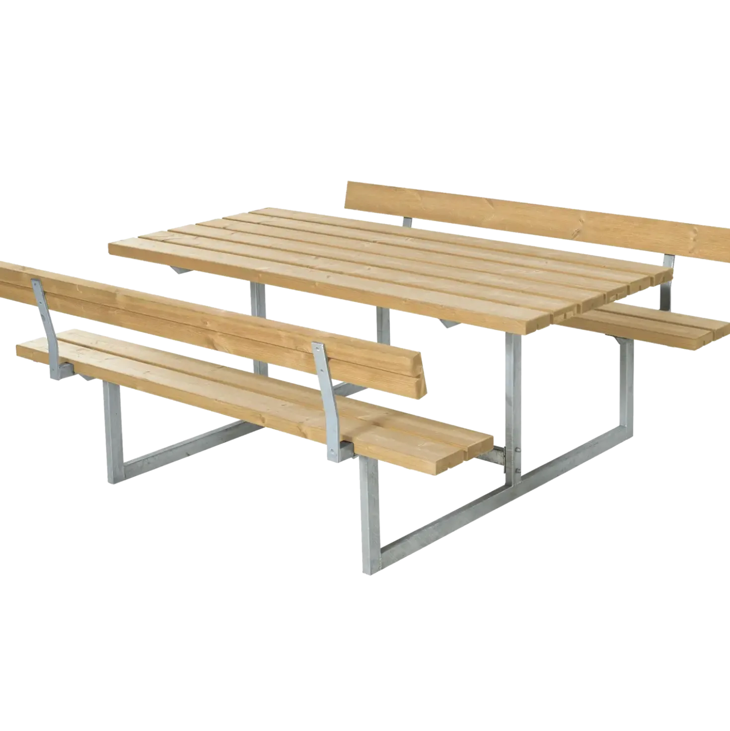 Plus Basic Bord/Bænkesæt m/2 ryglæn 177 cm ThermoWood®