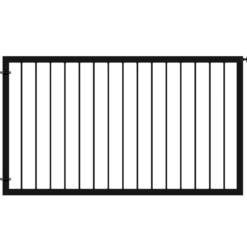 Plus Basic bred låge 150x85 cm sort