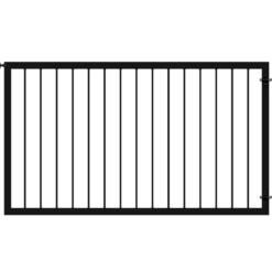 Plus Basic bred låge 150x85 cm sort