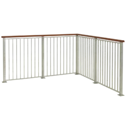Plus Basic Gelændersystem 90x98 cm Varmgalv.