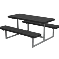 PLUS Basic Junior bord/bænkesæt 118 cm sort