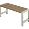 PLUS Café plankebænk 127 cm ThermoWood®
