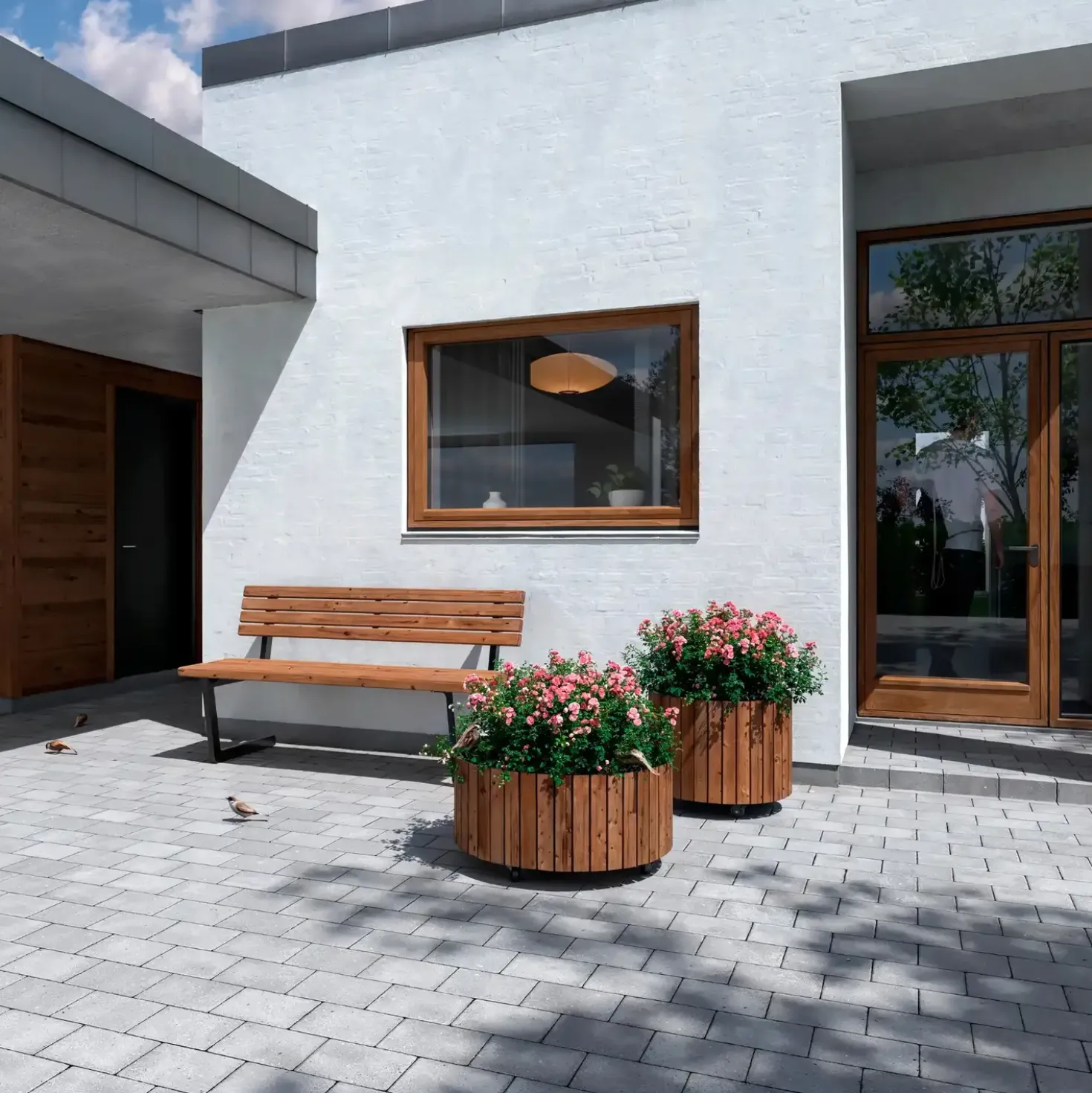PLUS Circle plantekasse Ø55/55 cm ThermoWood®