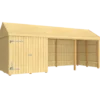 Plus Classic Multi Havehus 14,5 m² 3 moduler m/enkeltdør og åben front