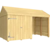 Plus Classic Multi Havehus 10 m² 2 moduler m/enkeltdør og lukket/åben front