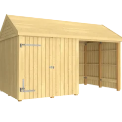 Plus Classic Multi Havehus 10 m² 2 moduler m/enkeltdør og lukket/åben front