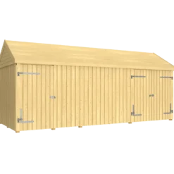 Plus Classic Multi Havehus 14,5 m² 3 moduler m/enkelt og dobbeltdør
