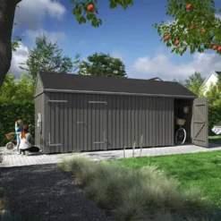 Plus Classic Multi Havehus 14,5 m² 3 moduler m/enkelt og dobbeltdør