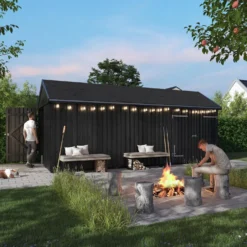 Plus Classic Multi Havehus 14,5 m² 3 moduler m/enkelt og dobbeltdør