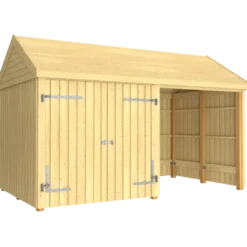 Plus Classic Multi Havehus 10 m² 2 moduler m/dobbeltdør og åben front