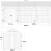 Plus Classic Multi Havehus 14,5 m² 3 moduler m/dobbeltdør og åben front