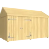 Plus Classic Multi Havehus 10 m² 2 moduler m/dobbeltdør og lukket front