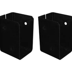 PLUS Cubic bjælkebeslag til 4,5×9 cm dragere sort 2 stk