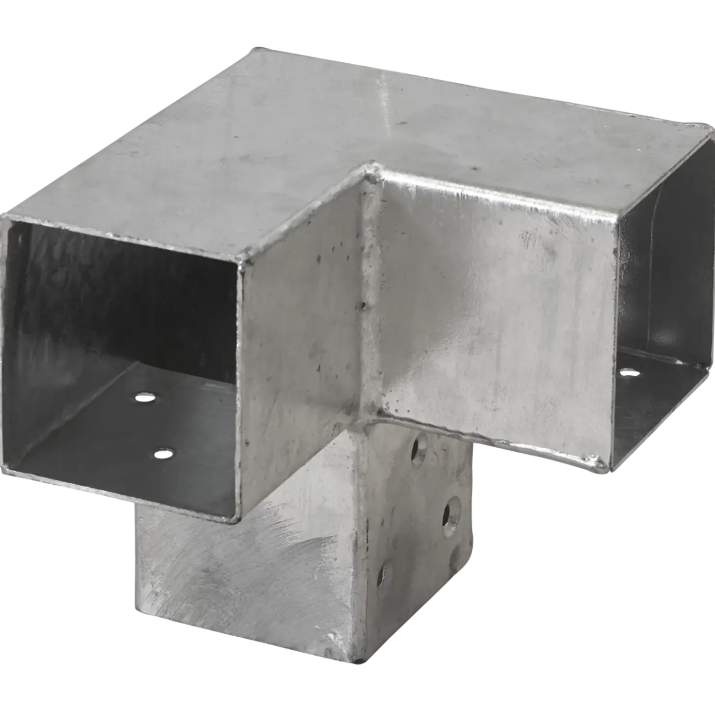 Plus Cubic hjørnebeslag dobbelt til 7x7 cm stolper