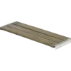 Plus Cubic/PIPE bænk inkl. beslag 120 cm gråbrun