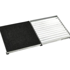 Plus Cubic rist sort 2 stk - 40x40x3,5 cm