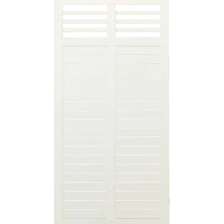 Plus Decora hegn 90x180 cm hvid