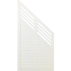 Plus Decora skråelement 90x180/95 cm hvid