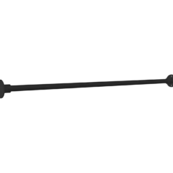 PLUS Fitness stang Sort 120 cm