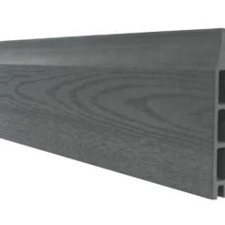 Plus Futura enkeltlåge m/stålstolpe højrehængt 99x91 cm gråsort