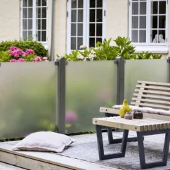 Plus glashegn 90x91 cm frosted