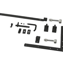 PLUS Harmoni enkeltlåge 100×140 cm sort inkl. sort beslag