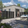 Plus Harmoni Hegn 180x140 cm sort