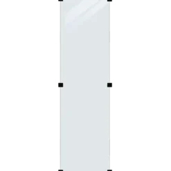 PLUS Hærdet Glashegn Klart 55,4×176 cm