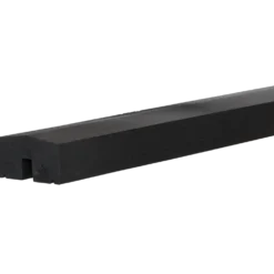PLUS Klink/Plank mellem/topafslutning længde 174 cm Sort