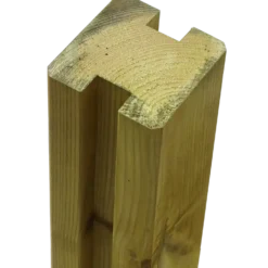 PLUS Krydsskåret Profilstolpe m/2 spor 9×9×188 cm