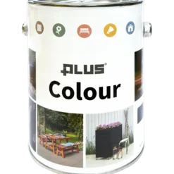 PLUS lasurfarve Hvid 2½ ltr.