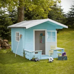 PLUS Legehus 182×161 cm + 72 cm terrasse ubehandlet inkl. tagpap