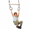 PLUS Lux trapezgynge m/ringe gråsort