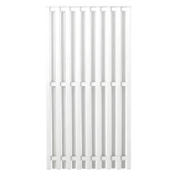 Plus Nagano hegn 90x180 cm hvid