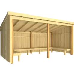 Plus Nordic bålhytte 9,5 m2 - Type 1A