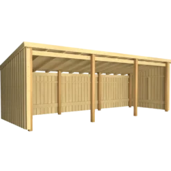 Plus Nordic Multi havehus 14 m² 3 moduler med åben front