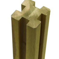 PLUS Omlimet Profilstolpe m/4 spor 9×9×298 cm
