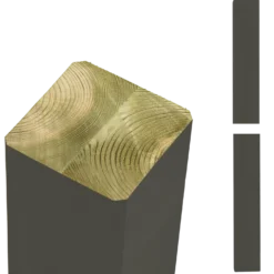 Plus Omlimet stolpe 9x9x128 cm