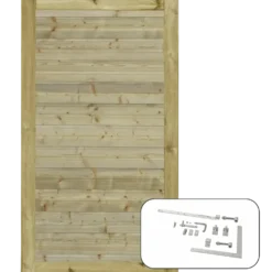 PLUS Plank enkeltlåge inkl. beslag 100×163 cm