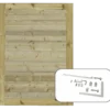 PLUS Plank enkeltlåge inkl. beslag 100×125 cm