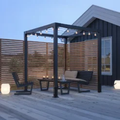 PLUS Siesta Living bænk/bord 150 cm sort