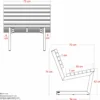 PLUS Siesta Living stol 75 cm sort