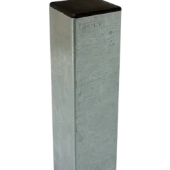 Plus stålstolpe t/ nedstøbning 80x80 mm længde 186 cm galvaniseret