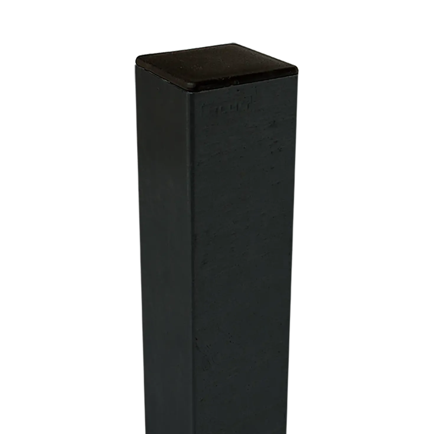 Plus stålstolpe 80x80 mm længde 186 cm Gråsort