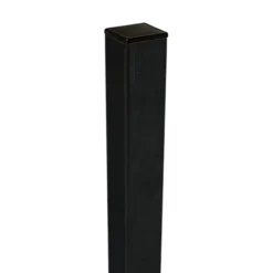 Plus stålstolpe 45x45 mm længde 186 cm sort